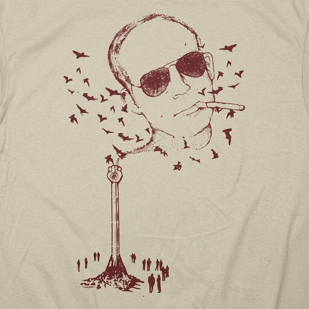 Hunter Thompson Memorial Gonzo Fist Cannon Tower detail
