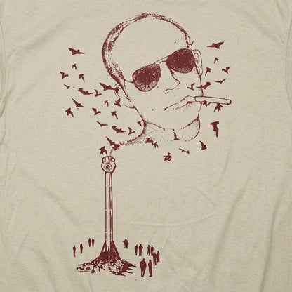 Hunter Thompson Memorial Gonzo Fist Cannon Tower detail
