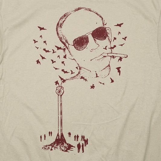 Hunter Thompson Memorial Gonzo Fist Cannon Tower detail