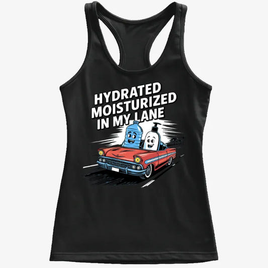 Hydrated Moisturized In My Lane Tee graphic tee, view 20