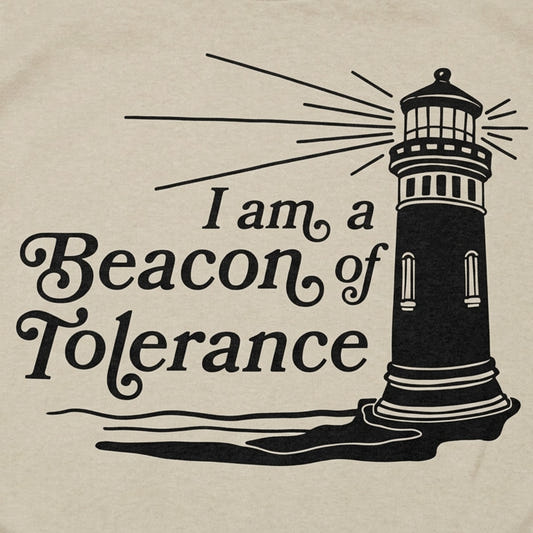 I Am a Beacon of Tolerance Lighthouse detail