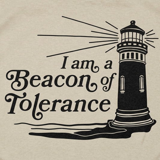 I Am a Beacon of Tolerance Lighthouse detail