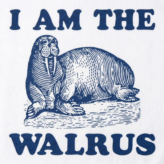 I Am The Walrus Vintage Illustration detail
