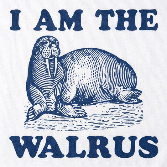 I Am The Walrus Vintage Illustration detail