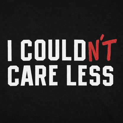 I Couldn't Care Less Grammar Correction Pun detail