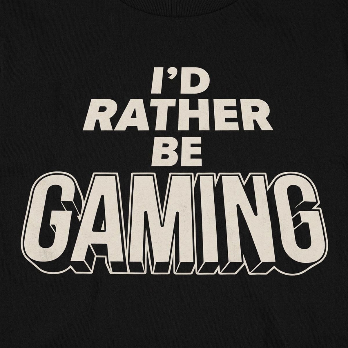 I'd Rather Be Gaming detail