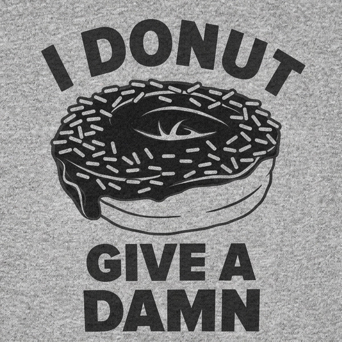 I Donut Give a Damn Funny Wordplay Grphic detail