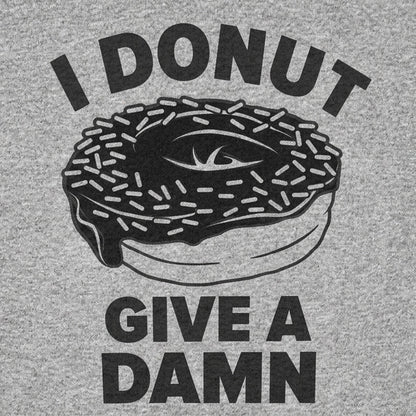 I Donut Give a Damn Funny Wordplay Grphic detail