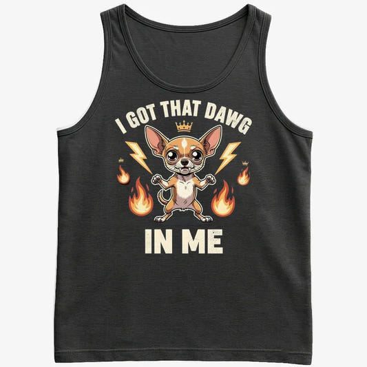 I Got That Dawg In Me-Men's Tank Top-Black