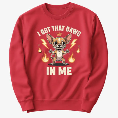 I Got That Dawg In Me-Sweater-Red
