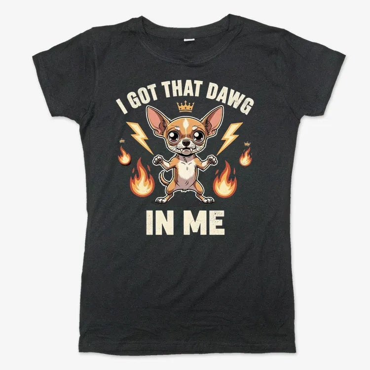I Got That Dawg In Me-Women's T-Shirt-Midnight