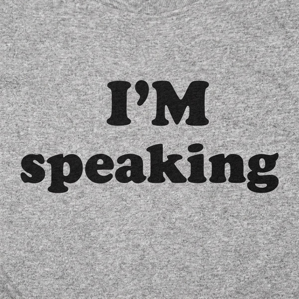 I'm Speaking detail