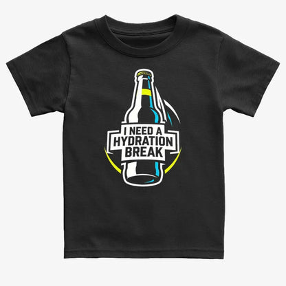 I Need a Hydration Break-Kids T-Shirt-Black