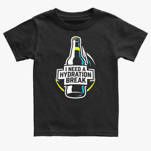 I Need a Hydration Break-Kids T-Shirt-Black