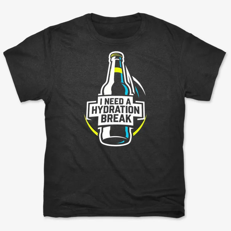 I Need a Hydration Break-Men's T-Shirt-Black
