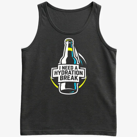 I Need a Hydration Break-Men's Tank Top-Black