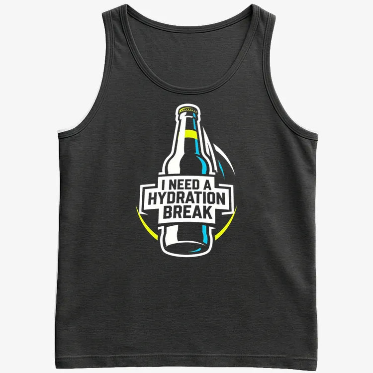I Need a Hydration Break-Men's Tank Top-Black