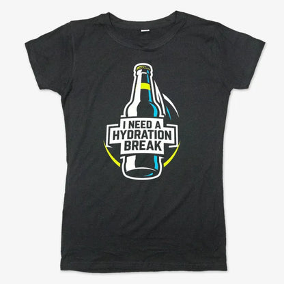 I Need a Hydration Break-Women's T-Shirt-Midnight