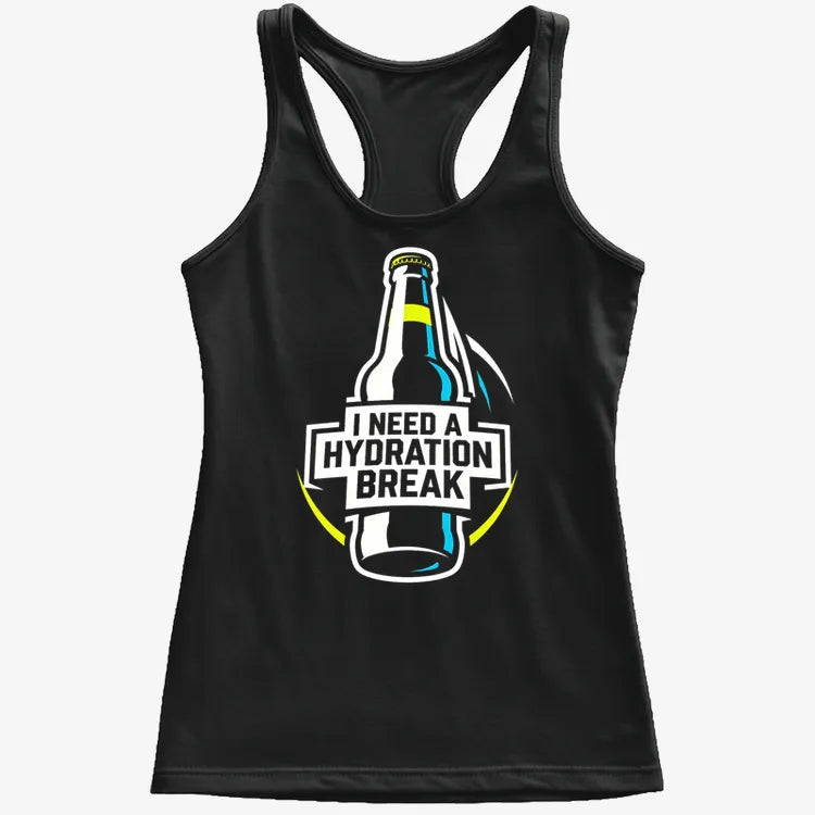 I Need a Hydration Break-Women's Tank Top-Midnight