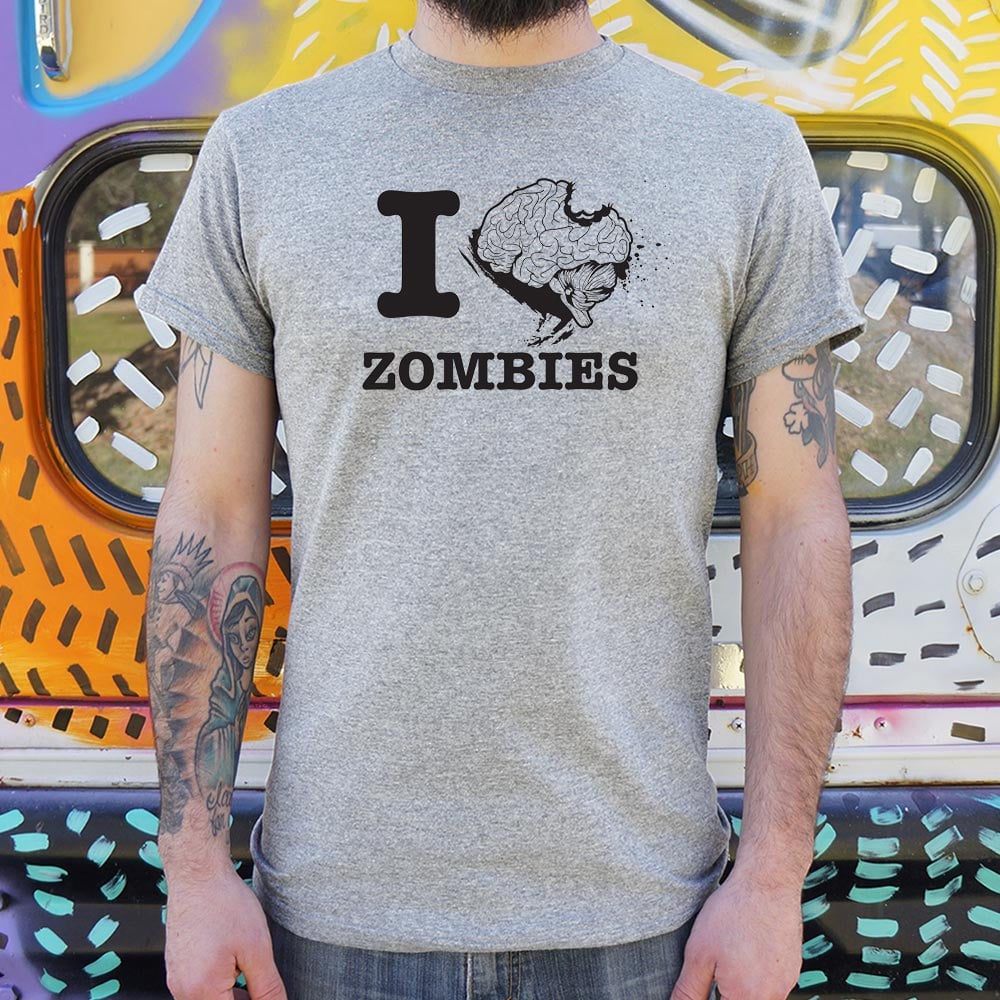 I Brain Zombies - 6DollarShirts