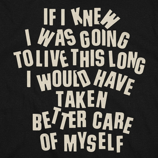 If I Knew I Was Going to Live This Long, Better Care of Myself Quote detail