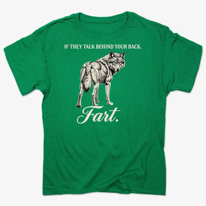 If They Talk Behind Your Back... Fart.-Men's T-Shirt-Kelly Green Heather