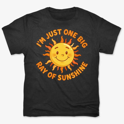 I'm Just One Big Ray of Sunshine-Men's T-Shirt-Black