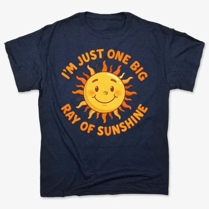 I'm Just One Big Ray of Sunshine-Men's T-Shirt-Navy Blue