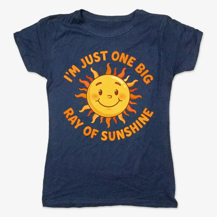 I'm Just One Big Ray of Sunshine-Women's T-Shirt-True Navy