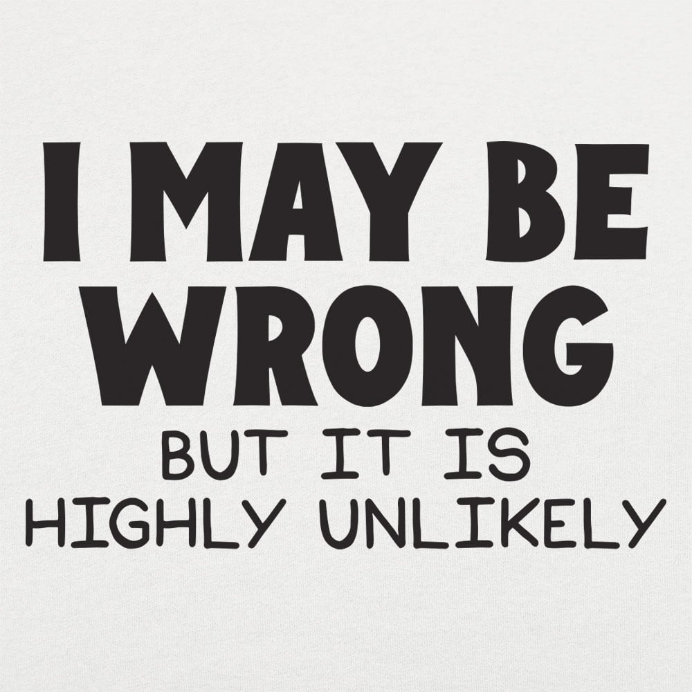 I May Be Wrong - 6DollarShirts