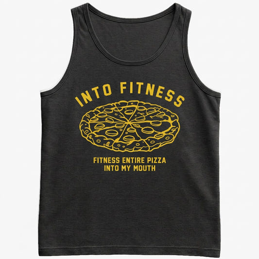Into Fitness Whole Pizza Pun in Black