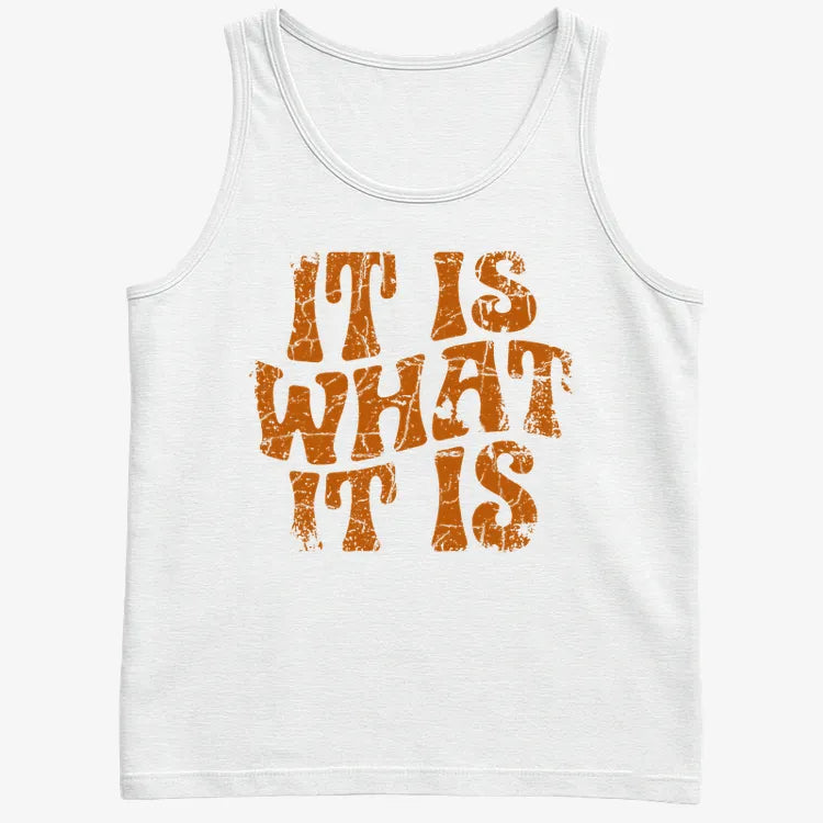 It Is What It Is-Men's Tank Top-White