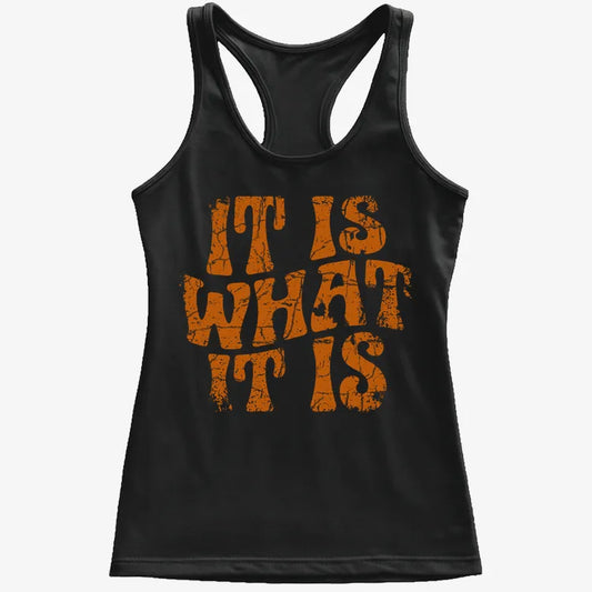 It Is What It Is-Women's Tank Top-Midnight