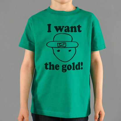 I Want The Gold Sketchy Leprechaun Face