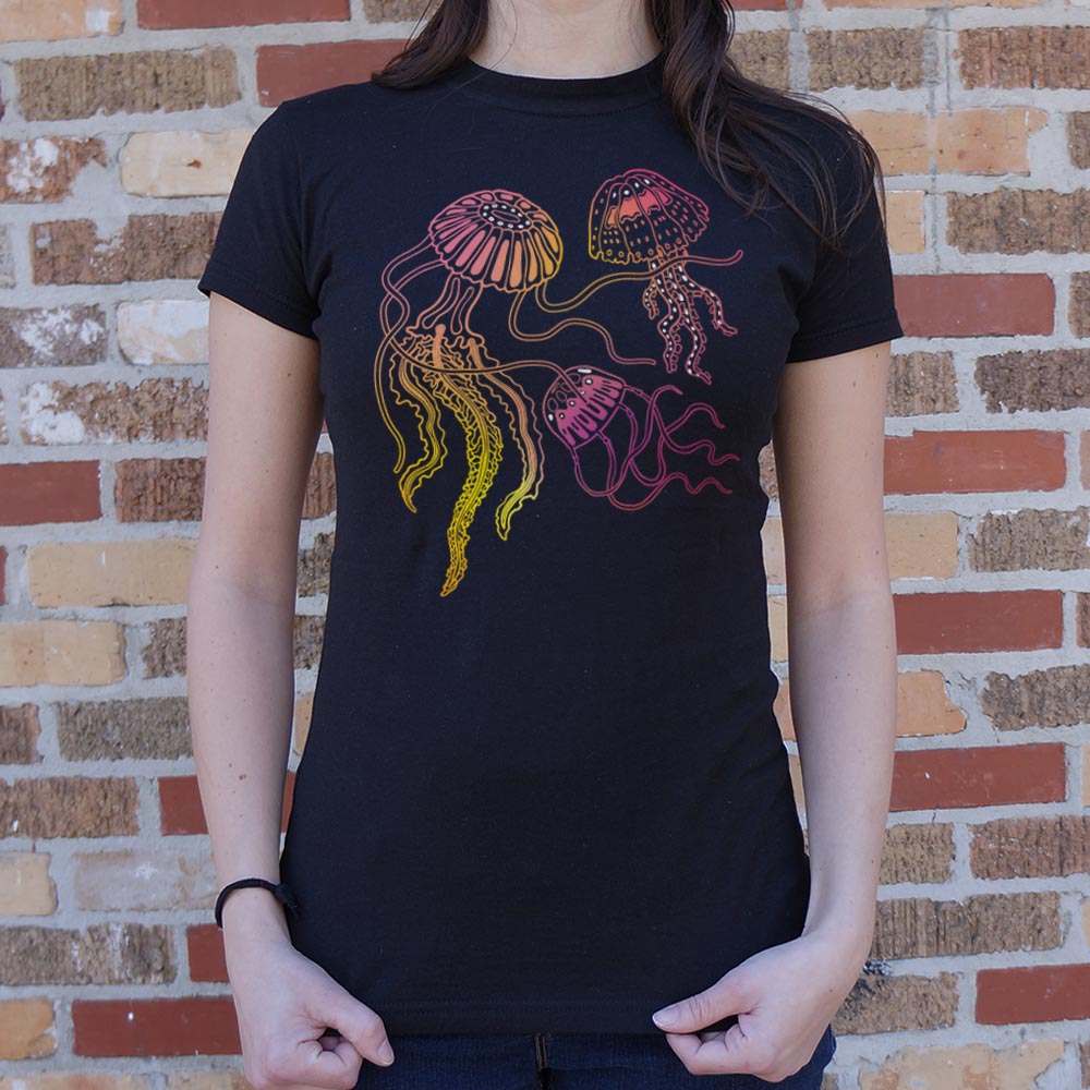 Jellyfish Trio Full Color - 6DollarShirts