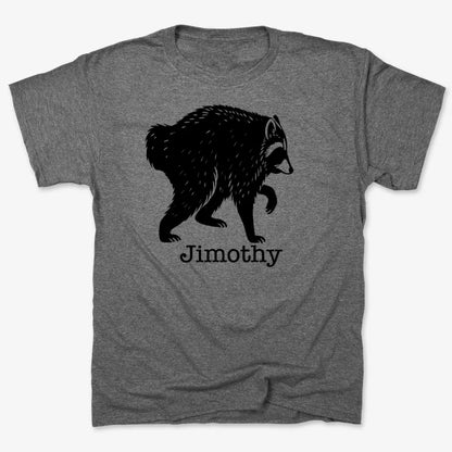 Jimothy the Raccoon-Men's T-Shirt-Charcoal Heather