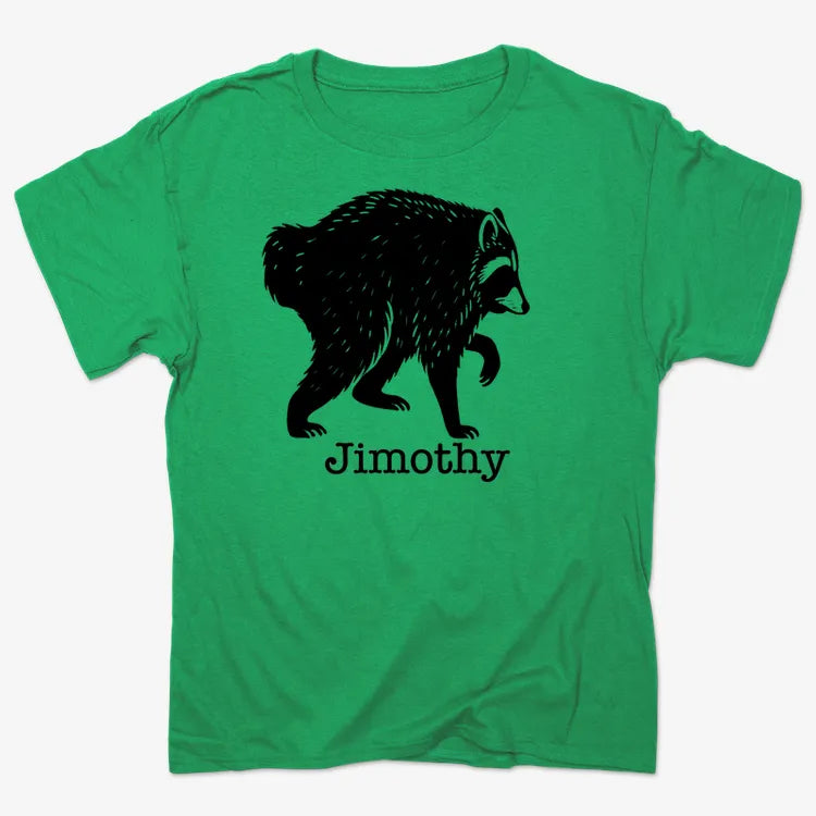 Jimothy the Raccoon-Men's T-Shirt-Kelly Green Heather