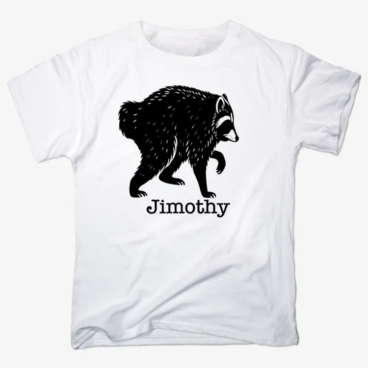 Jimothy the Raccoon-Men's T-Shirt-White