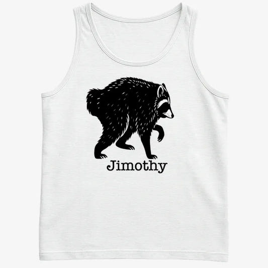 Jimothy the Raccoon-Men's Tank Top-White