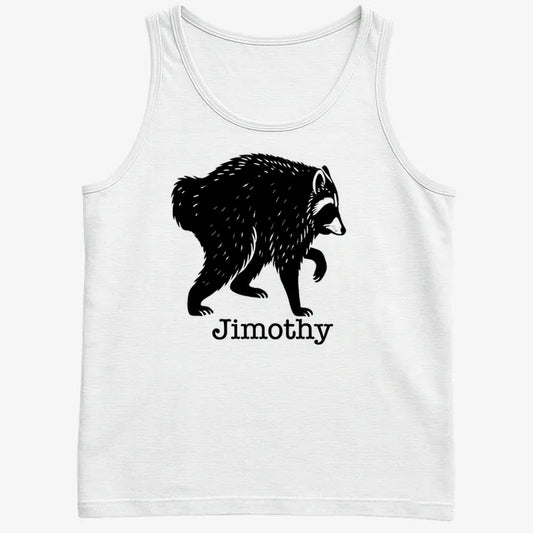 Jimothy the Raccoon-Men's Tank Top-White