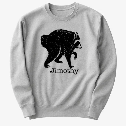 Jimothy the Raccoon-Sweater-Gray Heather
