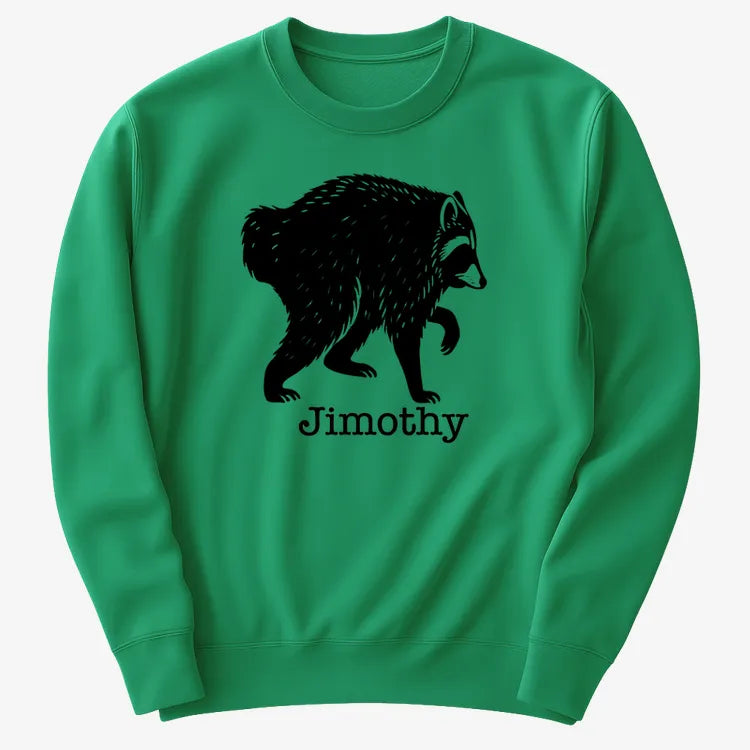 Jimothy the Raccoon-Sweater-Green