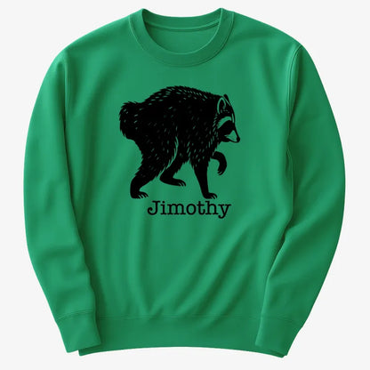 Jimothy the Raccoon-Sweater-Green