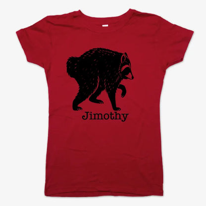 Jimothy the Raccoon-Women's T-Shirt-Deep Red
