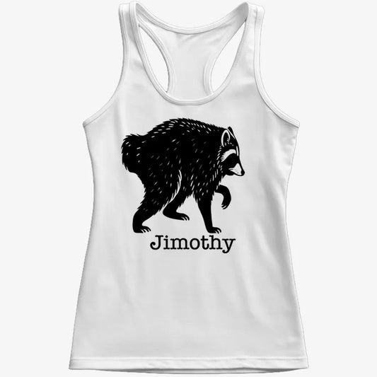 Jimothy the Raccoon-Women's Tank Top-Snow