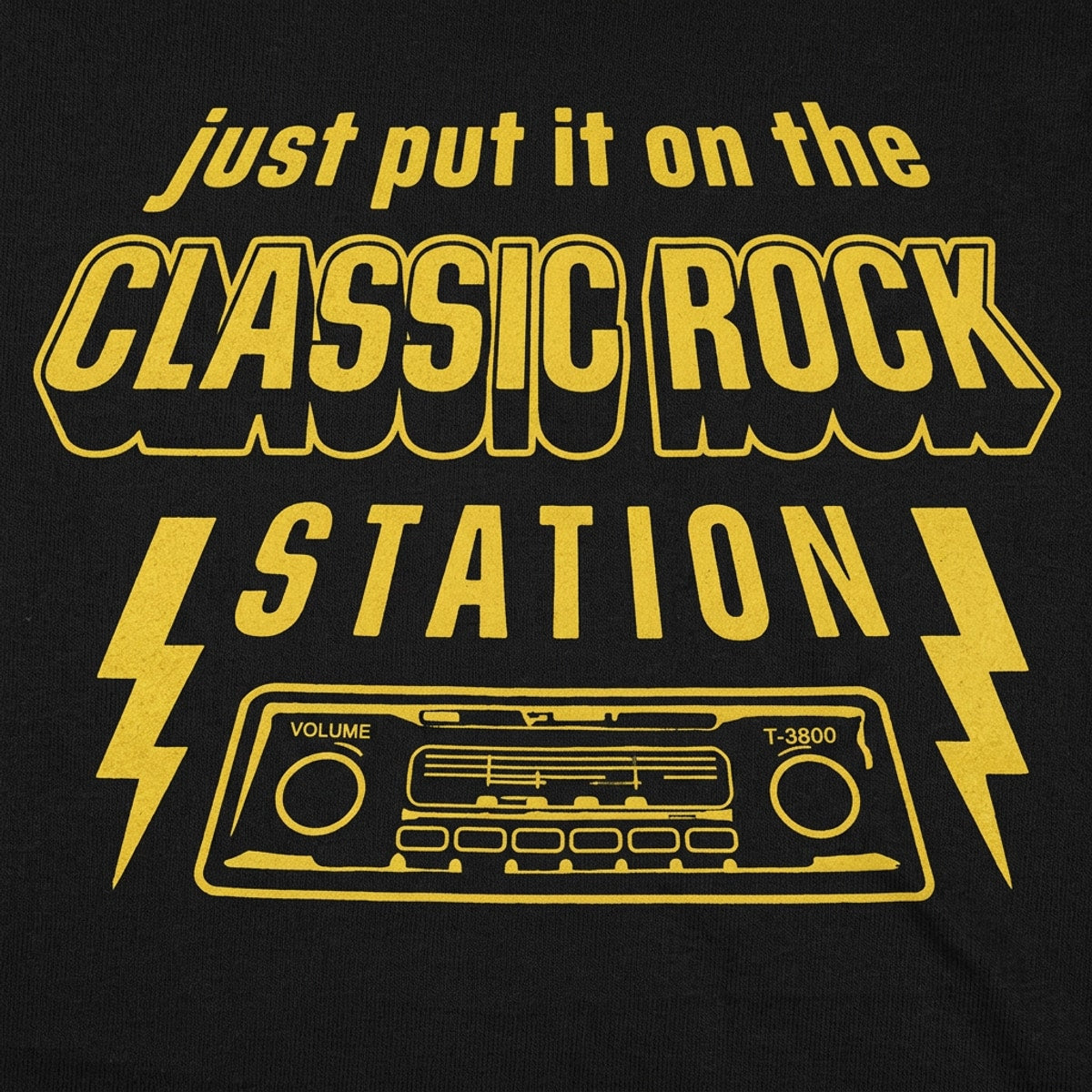Just Put It on the Classic Rock Station detail