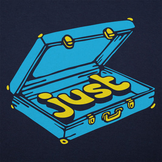 Just In Case Suitcase Pun graphic tee design