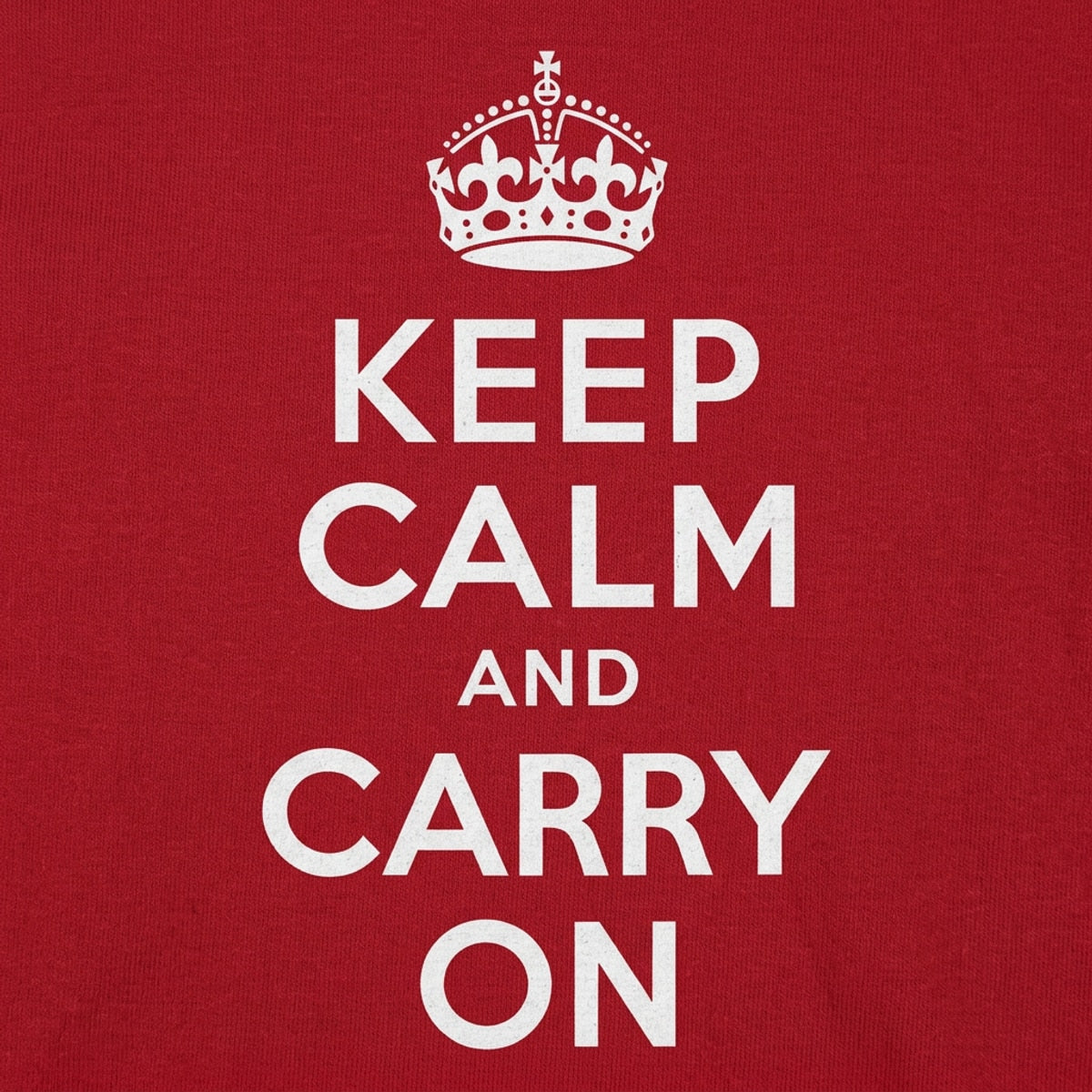 Keep Calm And Carry On detail