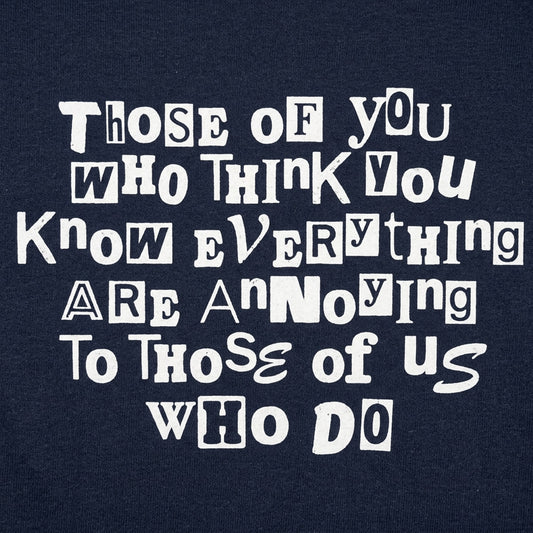 Know Everything detail