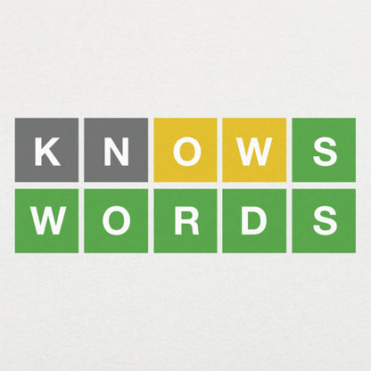 Knows Words - 6DollarShirts